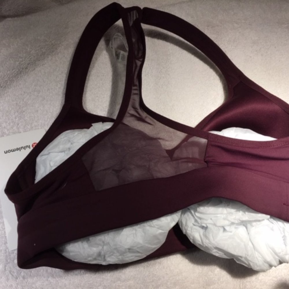Lululemon Speed Up Bra, Dark Adobe, Sz 4 - Picture 5 of 5